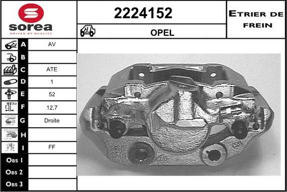 EAI 2224152 - Pinza freno autozon.pro