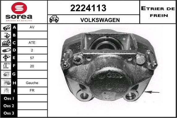 EAI 2224113 - Pinza freno autozon.pro