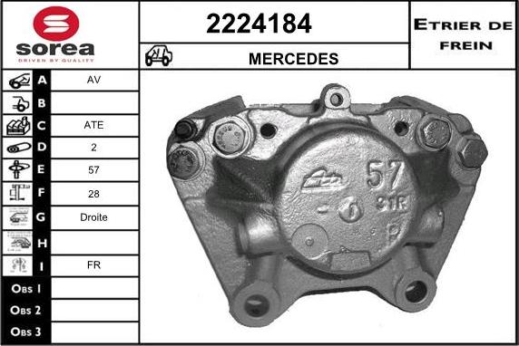 EAI 2224184 - Pinza freno autozon.pro