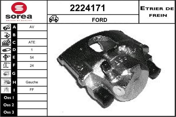 EAI 2224171 - Pinza freno autozon.pro