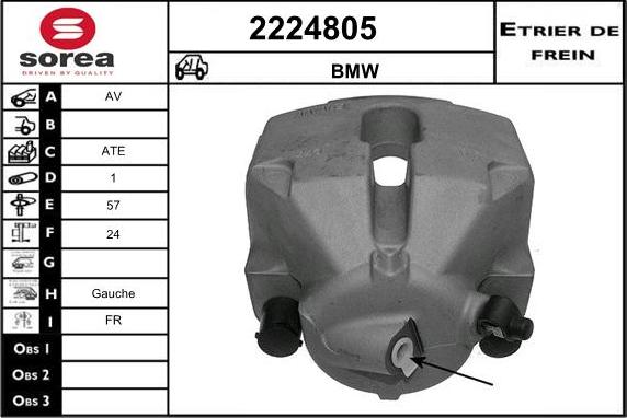 EAI 2224805 - Pinza freno autozon.pro