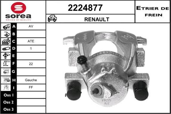 EAI 2224877 - Pinza freno autozon.pro