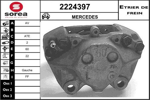 EAI 2224397 - Pinza freno autozon.pro