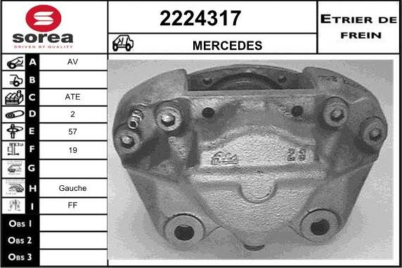 EAI 2224317 - Pinza freno autozon.pro