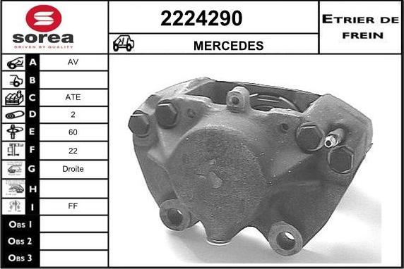 EAI 2224290 - Pinza freno autozon.pro