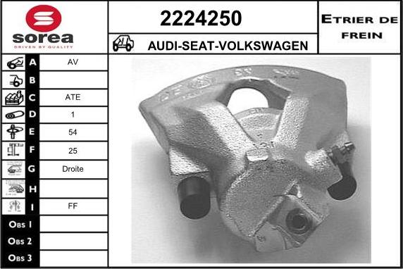 EAI 2224250 - Pinza freno autozon.pro