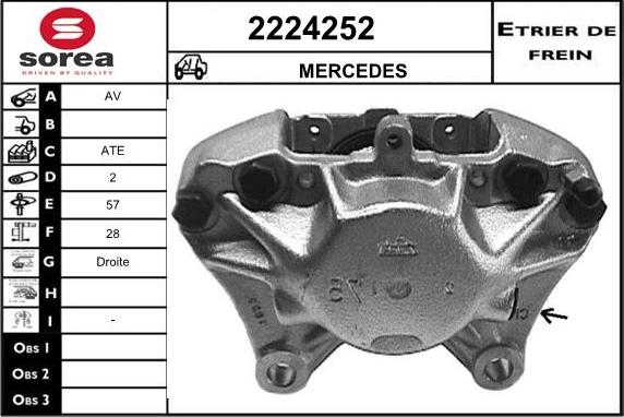 EAI 2224252 - Pinza freno autozon.pro