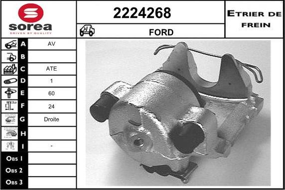 EAI 2224268 - Pinza freno autozon.pro