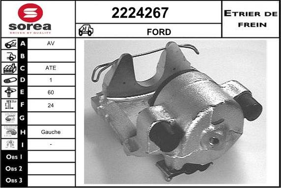 EAI 2224267 - Pinza freno autozon.pro