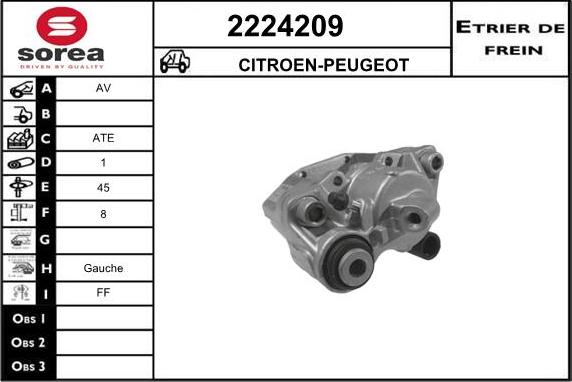 EAI 2224209 - Pinza freno autozon.pro