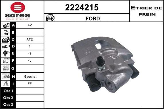 EAI 2224215 - Pinza freno autozon.pro