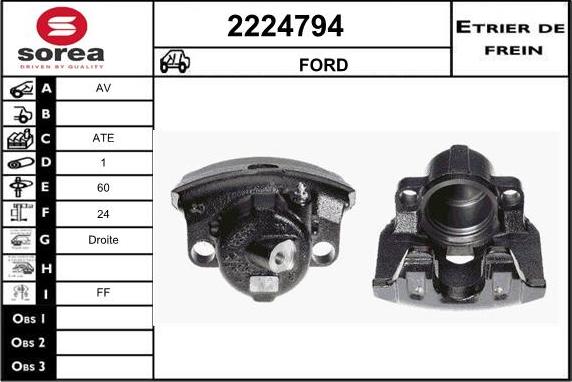 EAI 2224794 - Pinza freno autozon.pro