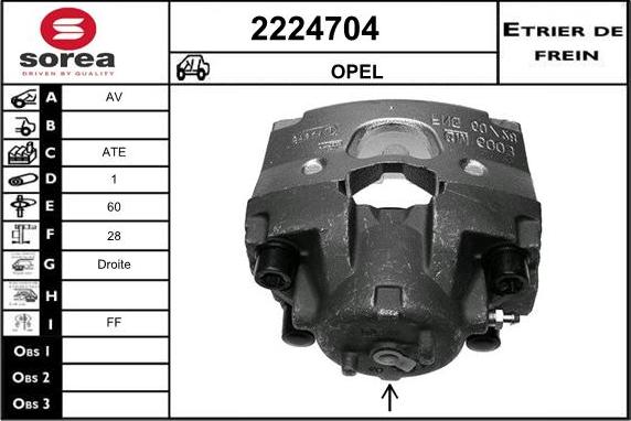 EAI 2224704 - Pinza freno autozon.pro