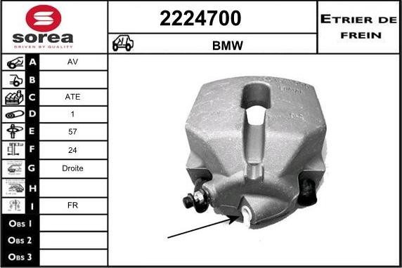 EAI 2224700 - Pinza freno autozon.pro