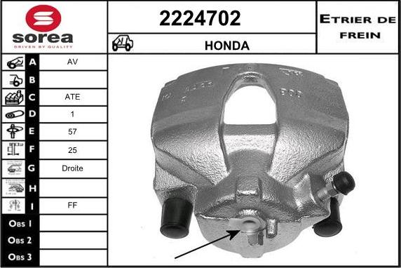 EAI 2224702 - Pinza freno autozon.pro