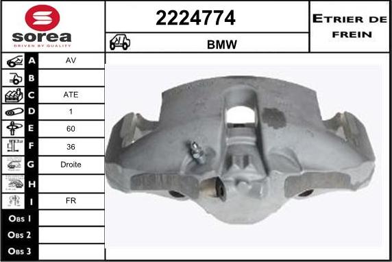 EAI 2224774 - Pinza freno autozon.pro