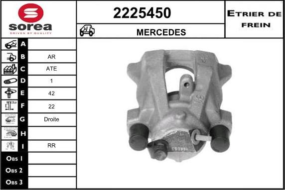 EAI 2225450 - Pinza freno autozon.pro