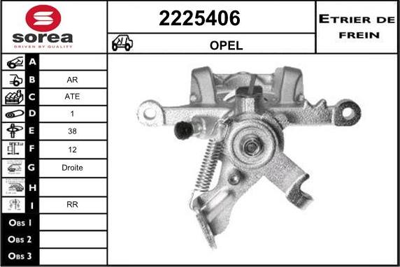 EAI 2225406 - Pinza freno autozon.pro