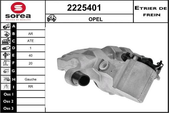 EAI 2225401 - Pinza freno autozon.pro