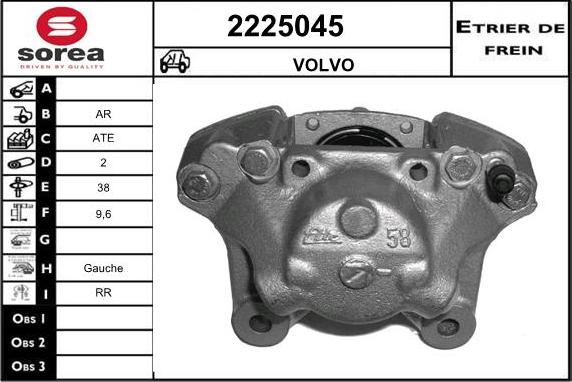 EAI 2225045 - Pinza freno autozon.pro