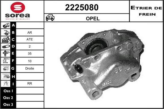 EAI 2225080 - Pinza freno autozon.pro