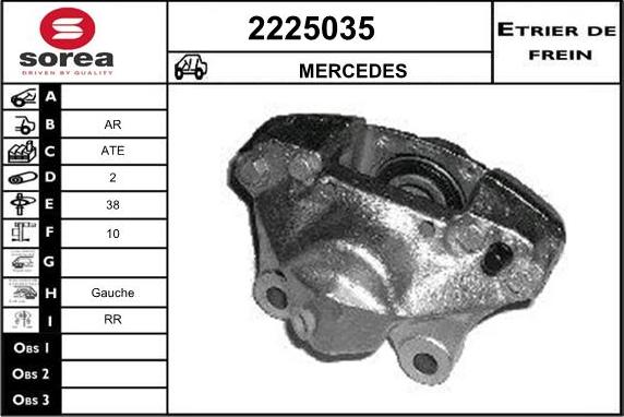 EAI 2225035 - Pinza freno autozon.pro