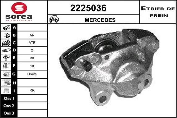 EAI 2225036 - Pinza freno autozon.pro