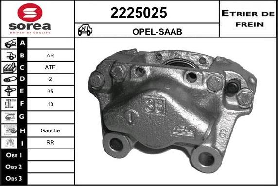 EAI 2225025 - Pinza freno autozon.pro