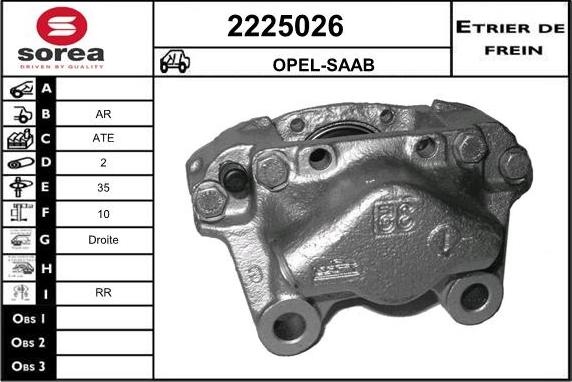 EAI 2225026 - Pinza freno autozon.pro