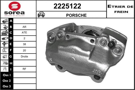 EAI 2225122 - Pinza freno autozon.pro