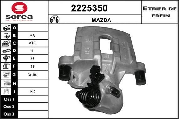 EAI 2225350 - Pinza freno autozon.pro