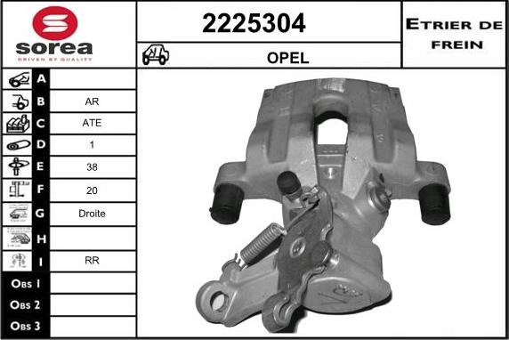 EAI 2225304 - Pinza freno autozon.pro