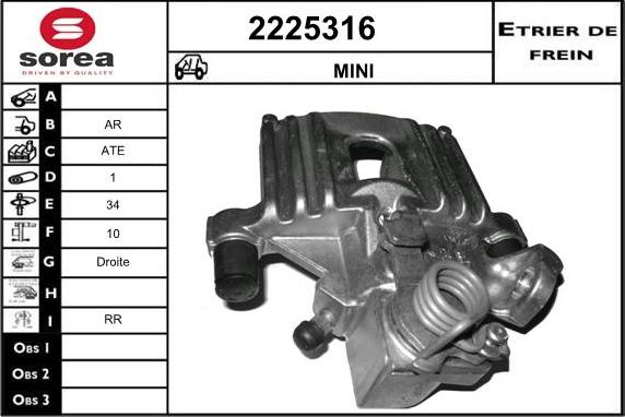 EAI 2225316 - Pinza freno autozon.pro