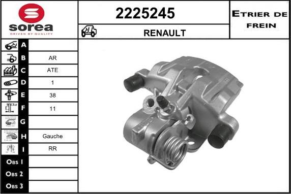 EAI 2225245 - Pinza freno autozon.pro