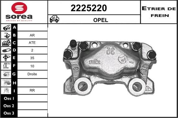 EAI 2225220 - Pinza freno autozon.pro