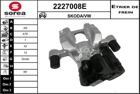 EAI 2227008E - Pinza freno autozon.pro