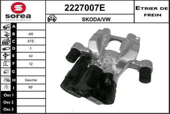 EAI 2227007E - Pinza freno autozon.pro