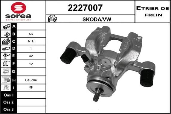 EAI 2227007 - Pinza freno autozon.pro