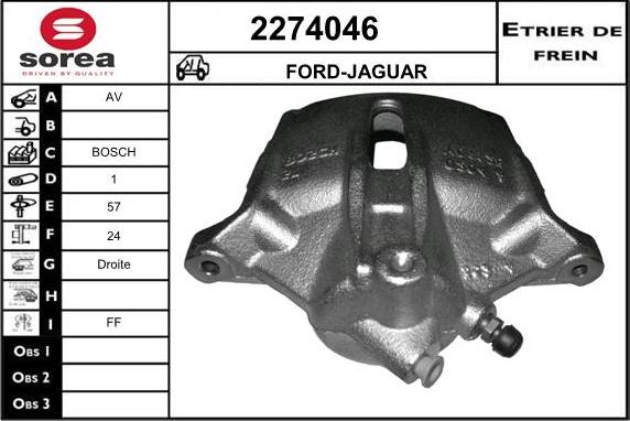 EAI 2274046 - Pinza freno autozon.pro