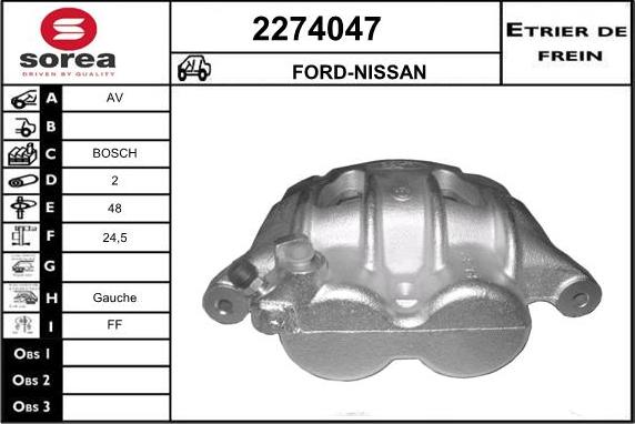 EAI 2274047 - Pinza freno autozon.pro