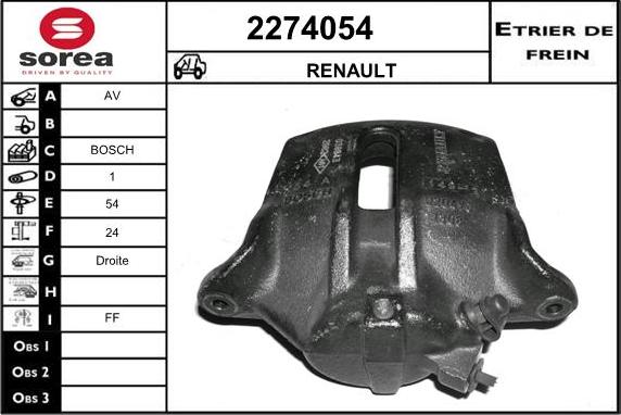 EAI 2274054 - Pinza freno autozon.pro