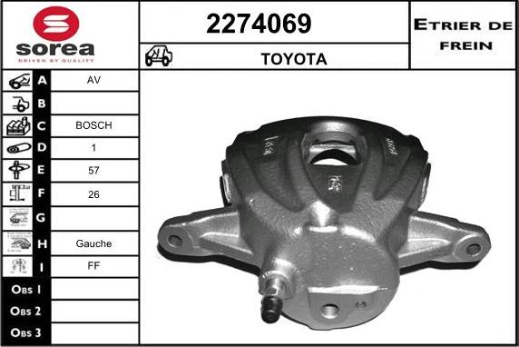 EAI 2274069 - Pinza freno autozon.pro