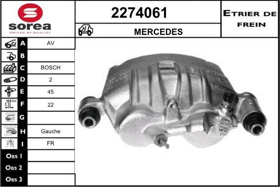 EAI 2274061 - Pinza freno autozon.pro