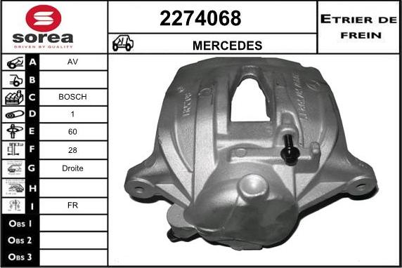 EAI 2274068 - Pinza freno autozon.pro