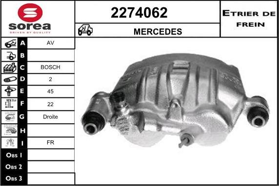 EAI 2274062 - Pinza freno autozon.pro