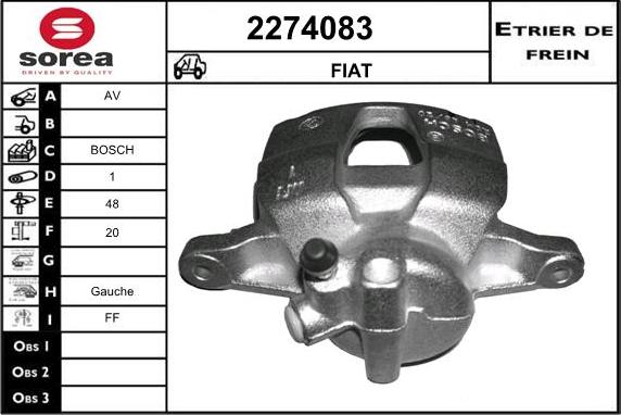 EAI 2274083 - Pinza freno autozon.pro