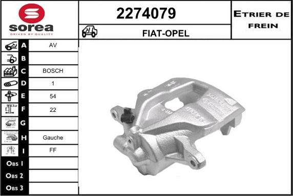 EAI 2274079 - Pinza freno autozon.pro