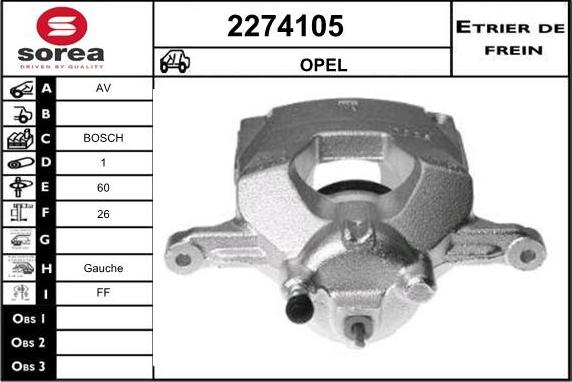 EAI 2274105 - Pinza freno autozon.pro