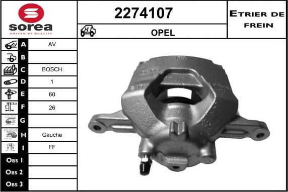 EAI 2274107 - Pinza freno autozon.pro