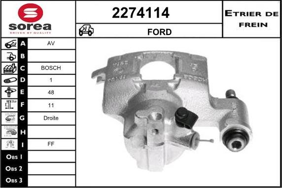 EAI 2274114 - Pinza freno autozon.pro